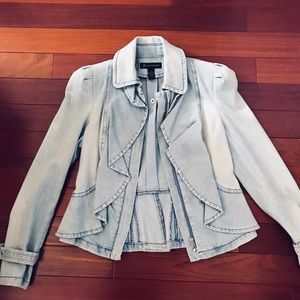 INC Stone Washed Jeans Jacket